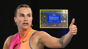 Sabalenka grała z Ukrainką. Nagle pojawił się komunikat