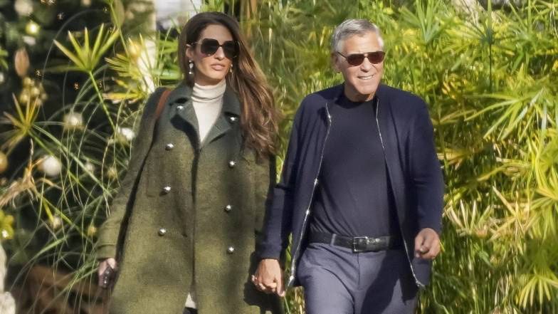 Szykowni George i Amal Clooneyowie sfotografowani na randce