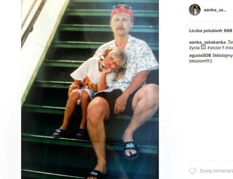 Anna Karczmarczyk obchodzi Dzień Ojca