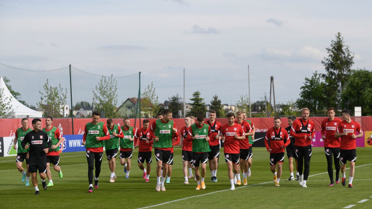 PAP / Jakub Kaczmarczyk / Na zdjęciu: reprezentacja Polski podczas treningu