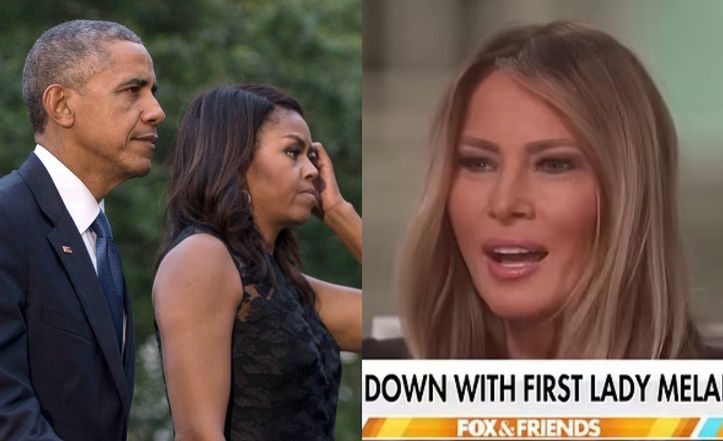 Melania Trump criticizes the Obamas