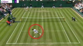 Ale zagrał! Kosmiczna akcja w Wimbledonie