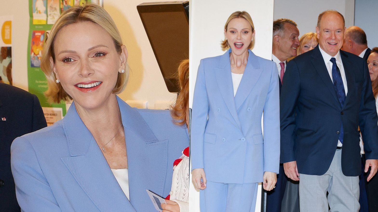 Księżna Charlene i książę Albert odwiedzili żłobek
