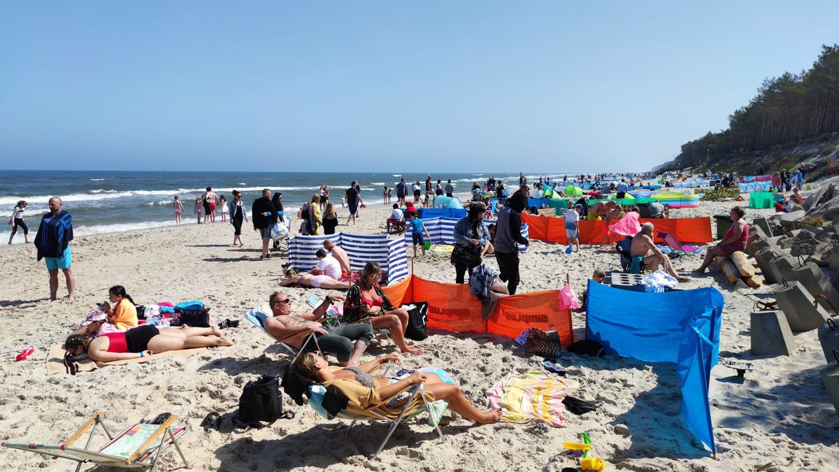 Plaża nad Bałtykiem