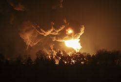 Ukraina: potężny pożar bazy paliwowej. "Katastrofa ekologiczna"