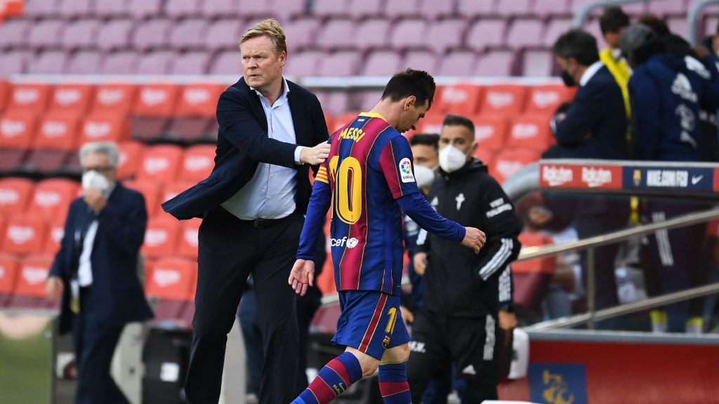 Zdjęcie okładkowe artykułu: Getty Images / David Ramos / Na zdjęciu od lewej: Ronald Koeman i Leo Messi