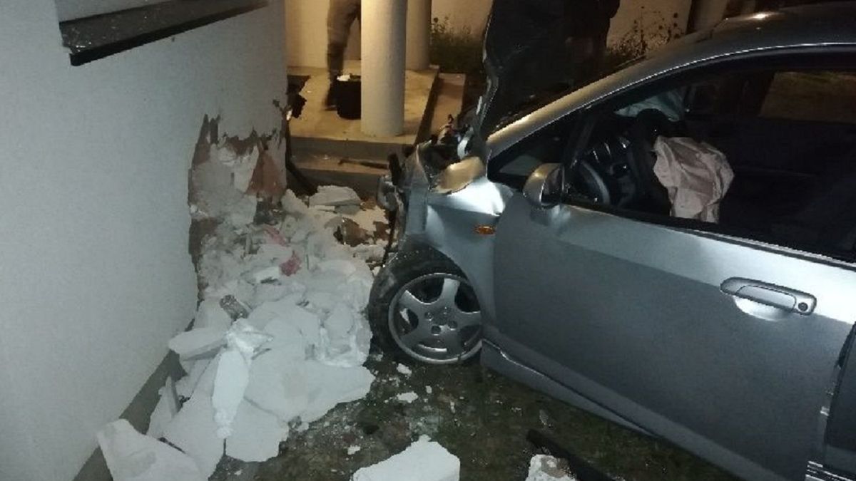 Policja zatrzymała kierowcę.