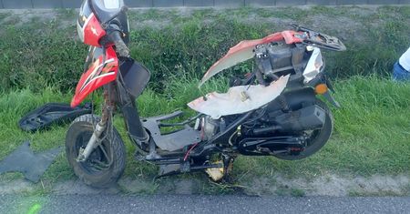 Śląskie. Tragiczny wypadek. Zginął motorowerzysta