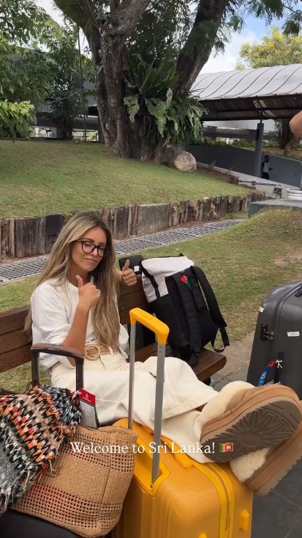 Małgorzata Rozenek na Sri Lance
