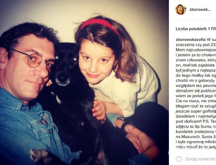 Zofia Zborowska obchodzi Dzień Ojca