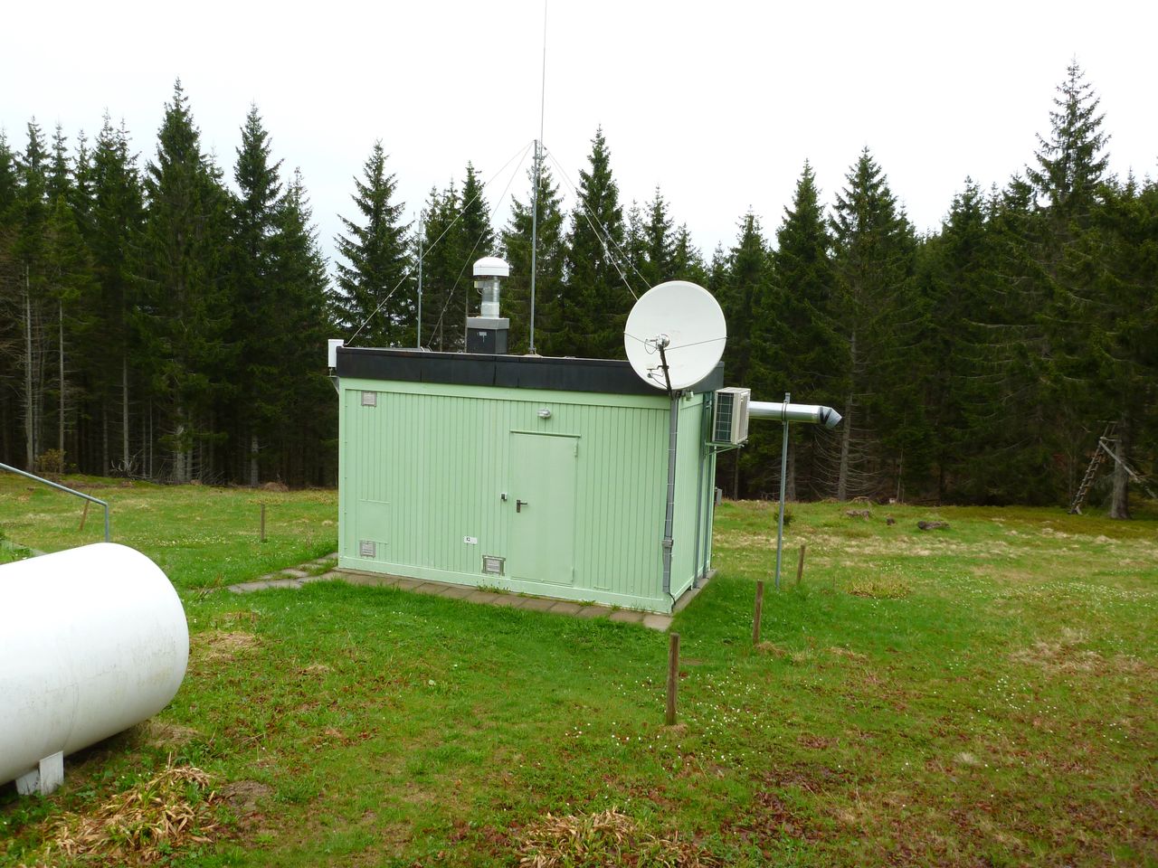 One of the German stations monitoring the occurrence of radioactive elements in the atmosphere.