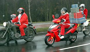 Mikołaje na motorach