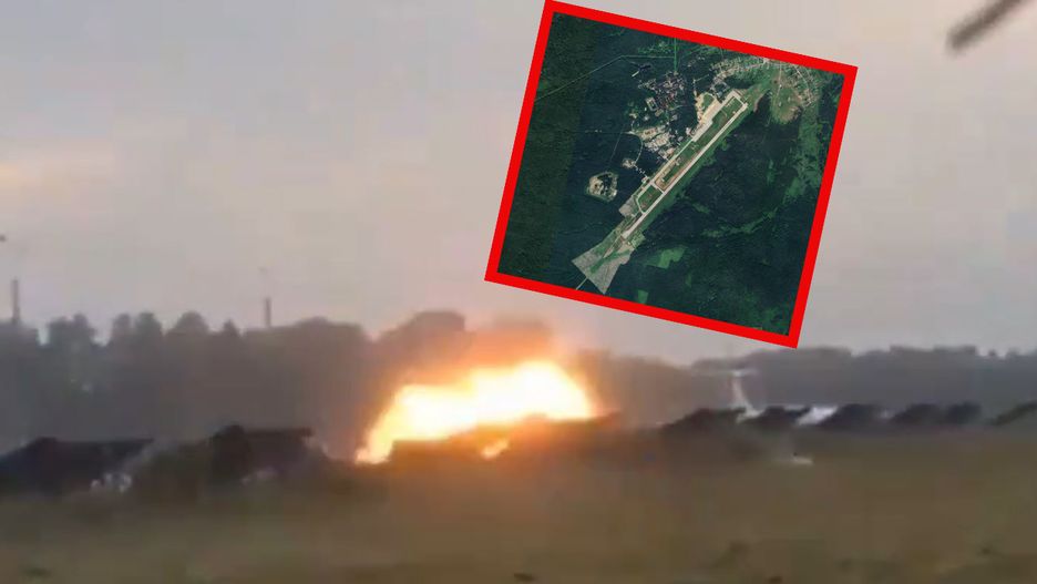 Uderzenie w rosyjską bazę lotniczą