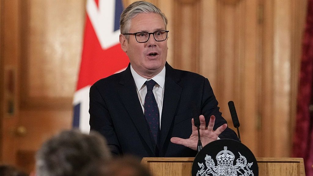 Prime Minister Keir Starmer Makes Announcement On Government's Steps To Protect Children Online
LONDON, ENGLAND - JUNE 15: Britain's Prime Minister Keir Starmer attends a press conference to announce government action to protect children online, at Downing Street on June 15, 2026 in London, England. (Photo by Carlos Jasso - WPA Pool/Getty Images)
WPA Pool