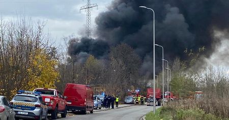 Pożar magazynu z substancjami chemicznymi w Kędzierzynie-Koźlu