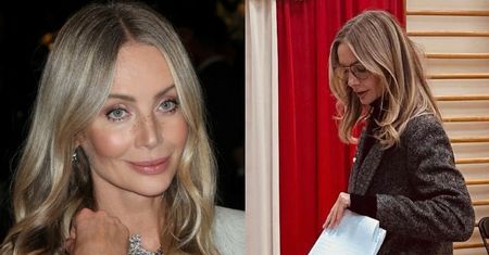 Agnieszka Woźniak-Starak głosuje z mamą i odpowiada na pytanie, skąd się wzięły jej TAJEMNICZE piegi (ZDJĘCIA)