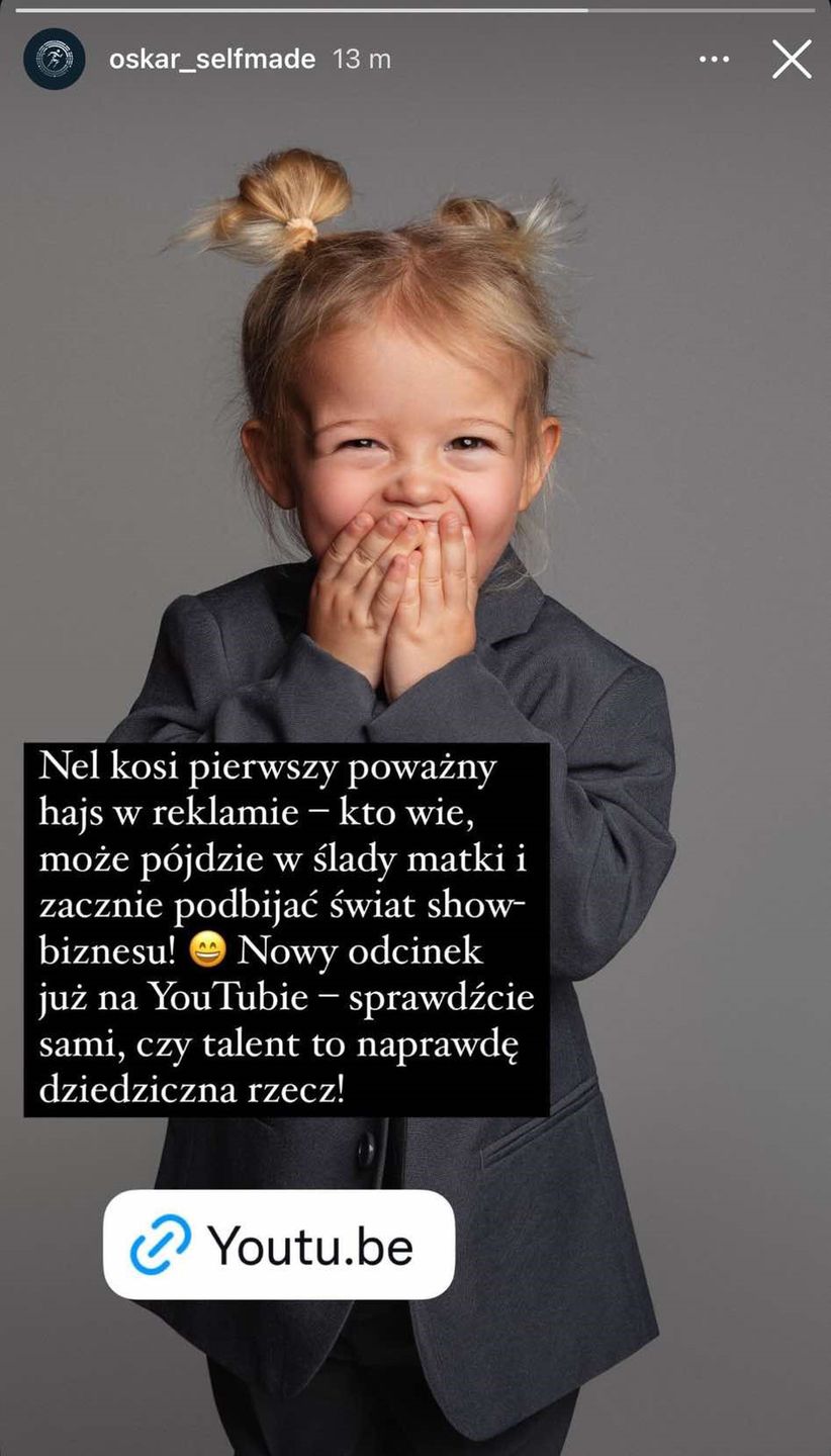Oskar Wojciechowski pęka z dumy nad córką