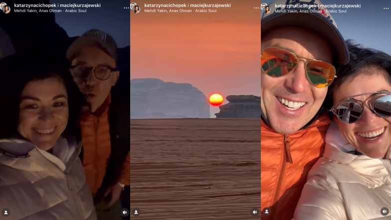 Katarzyna Cichopek i Maciej Kurzajewski relacjonują wspólny urlop