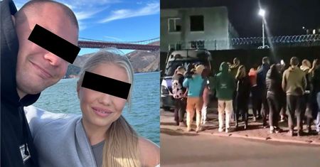 Fani Buddy i jego partnerki zebrali się przed aresztem w Nowogardzie. Na nagraniach skandują: "Grażyna, jesteśmy z tobą!"