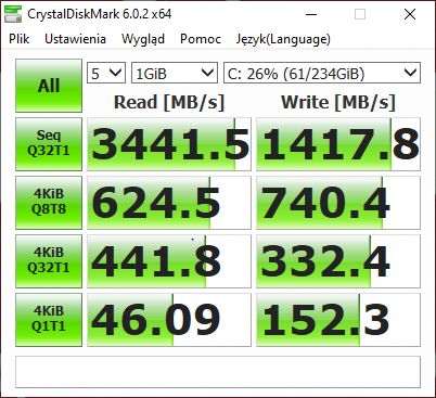 crystal disk mark