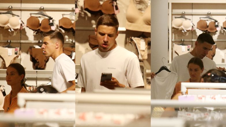 Jan Bednarek i Julia Nowak spacerują po Sopocie