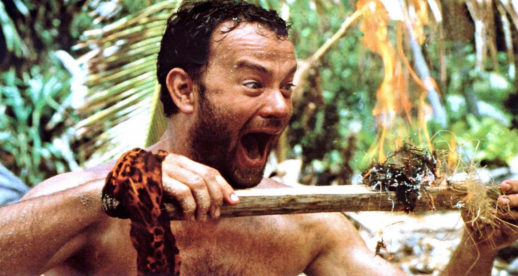 Tom Hanks tej jednej sceny z "Cast Away" nie ogląda. "Wychodzę z pokoju"