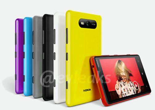 Nokia Lumia 820, fot. evleaks