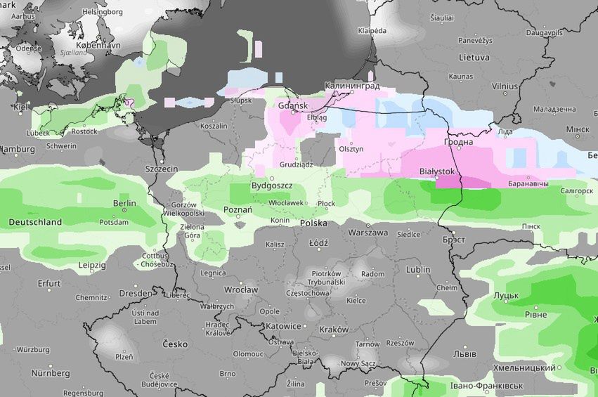 Pogoda na 10 dni. W piątek synoptycy prognozują śnieg i deszcz na północy