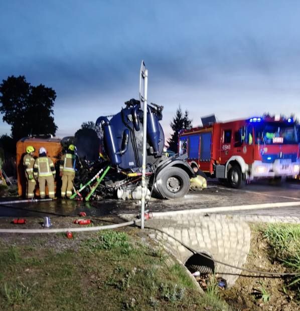 Wypadek drogowy na DK-60 w m. Huta