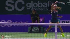 Kerber - Cibulkova: Słowaczka wygrywa długą wymianę