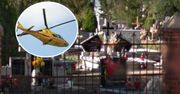 Dramat na cmentarzu w Wielkopolsce. Lądował helikopter. Dziecko w szpitalu