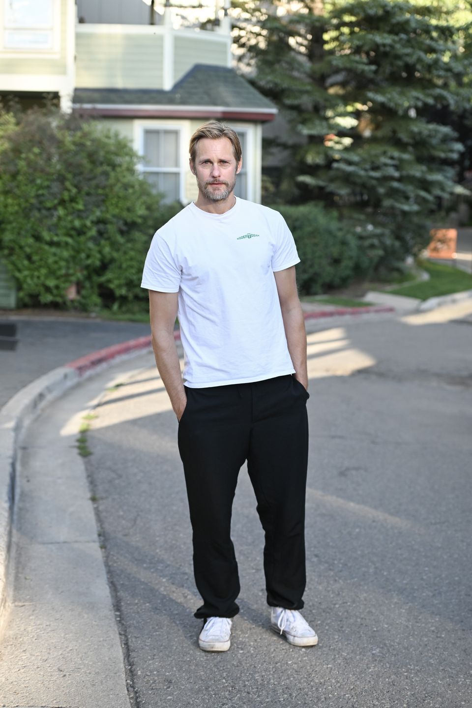 TELLURIDE, COLORADO - AUGUST 30: Alexander Skarsgård attends 2025 Telluride Film Festival on August 30, 2025 in Telluride, Colorado. (Photo by Vivien Killilea/Getty Images)