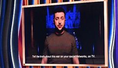 Wołodymyr Zełenski apelował podczas ceremonii Grammy Awards o wsparcie dla Ukrainy