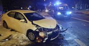 Lublin: Zderzenie fiata i toyoty na ul. Związkowej