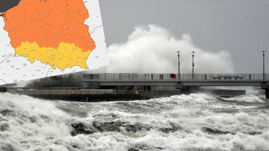 Alerty IMGW i RCB dla całej Polski. Nawet 110 km/h. Nadciąga wichura