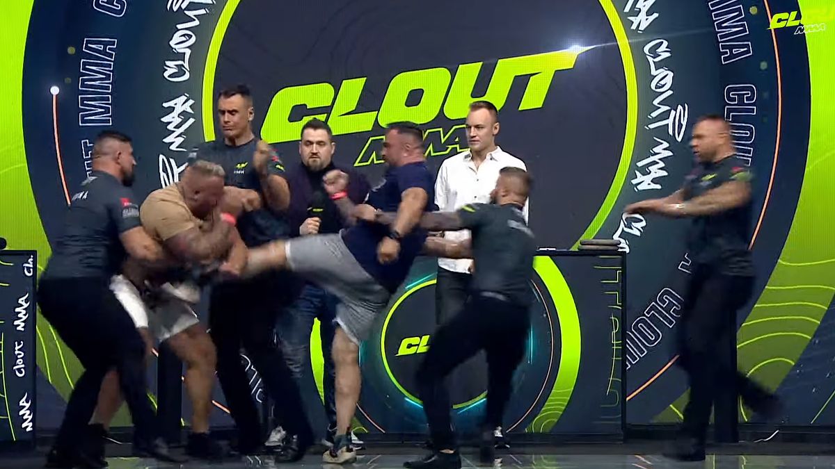 Zdjęcie okładkowe artykułu: YouTube / Clout MMA / Na zdjęciu: awantura z udziałem Denisa Załęckiego (z lewej) i Daniela Omielańczuka