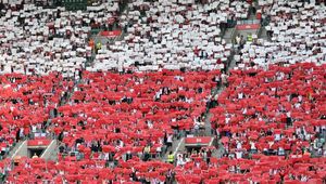 Spiker wyczytywał skład Ukraińców. Tak zareagowali polscy fani