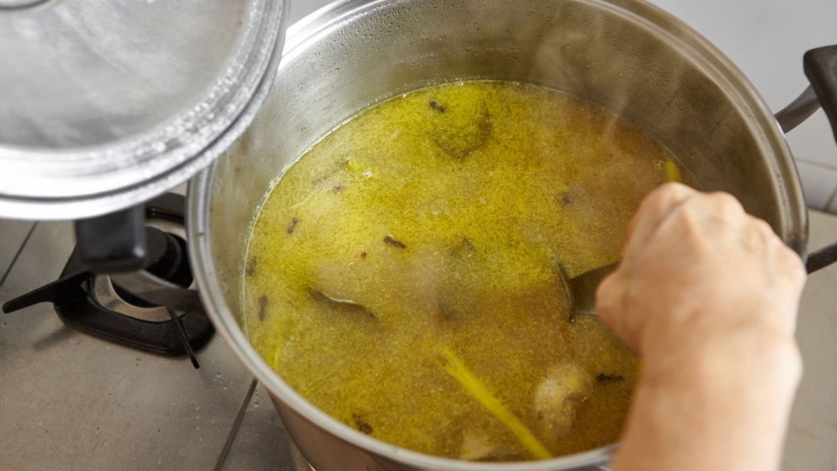 Zabielanie zupy- Pyszności