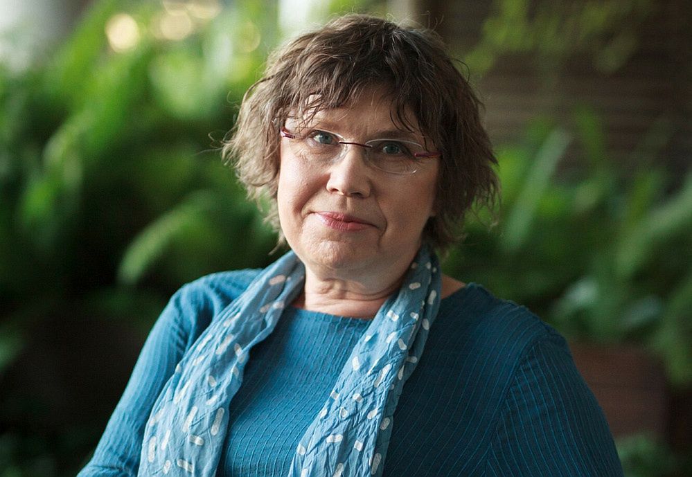Barbara Engelking podczas spotkania autorskiego w 2018 roku