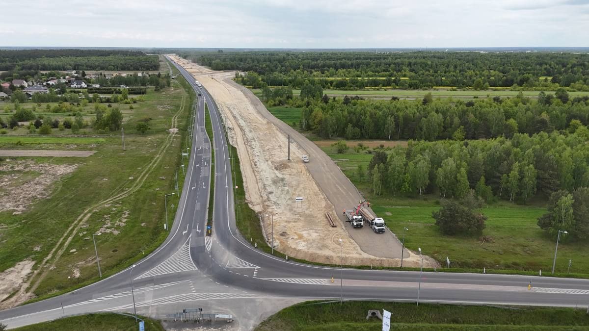 Postęp prac S19 Lublin Lubartów | fot. GDDKiA