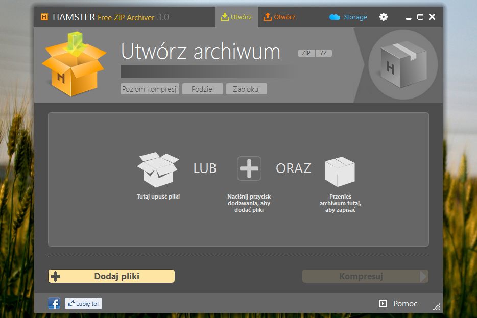Hamster Free Zip Archiver 3.0 — zupełnie nowy, z przyjaznym interfejsem i zintegrowanym Dropboksem
