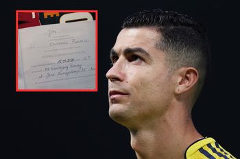 Polak zaprosił Cristiano Ronaldo na komunię. Tak się do niego zwrócił