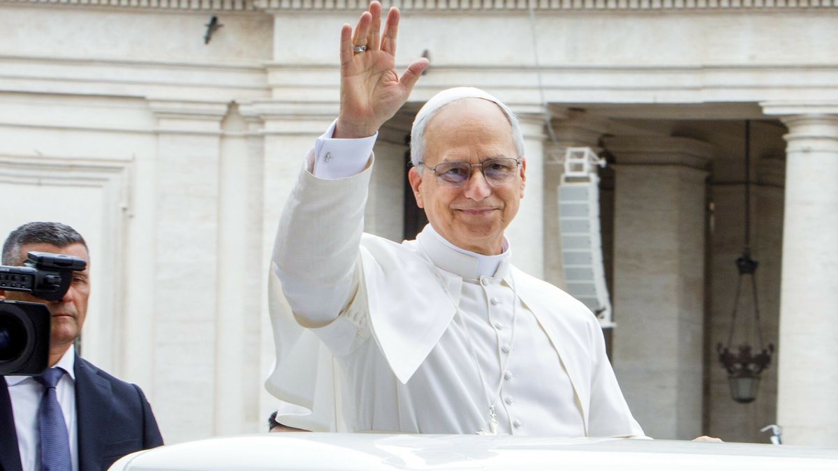 Papie? Leon XIV na swojej pierwszej generalnej audiencji na placu ?w. Piotra
Fot. Tomasz Zukowski/East News, Watykan, 21.05.2025.
Tomasz Zukowski