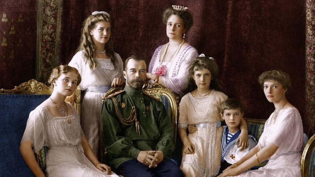 Rodzina Romanowów przed śmiercią