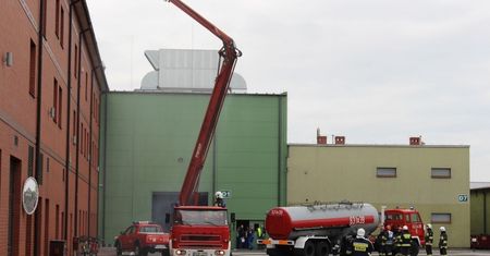 Ćwiczenia międzypowiatowe w firmie produkującej opony i dętki
