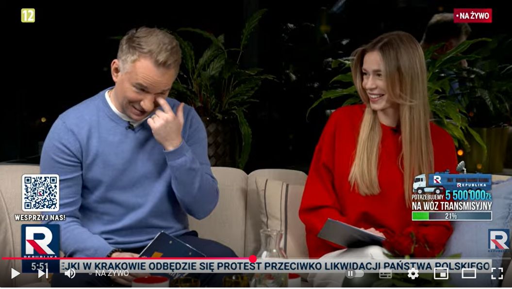 Screen z programu "Republika Wstajemy"