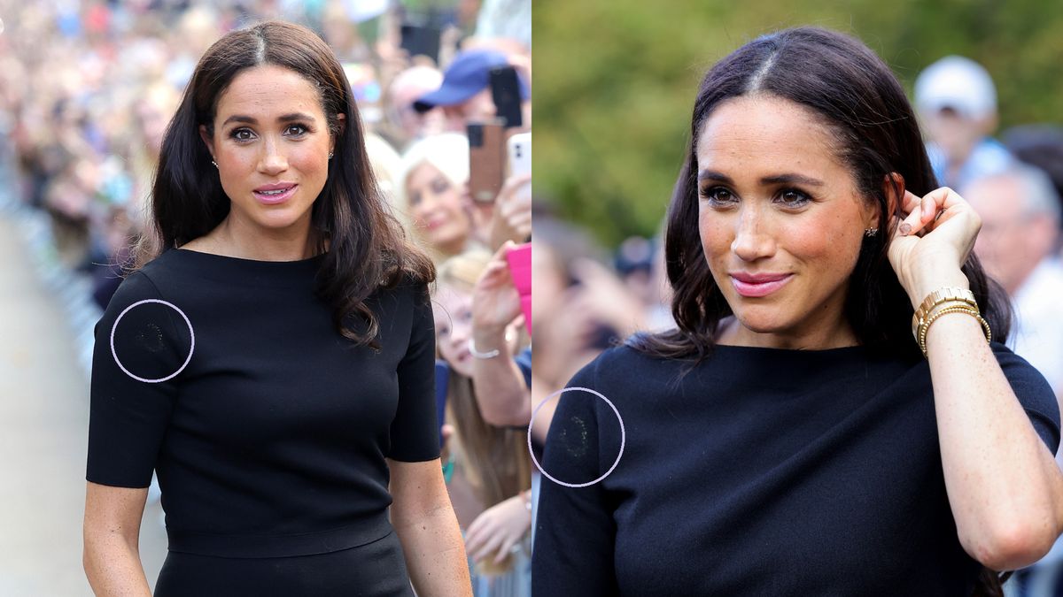 Internauci sugerują, że Meghan Markle nagrywała żałobników pod zamkiem...