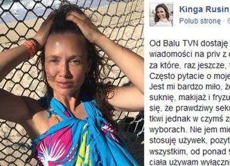 46-letnia Kinga Rusin zdradza sekret swojej urody: "Nie jem mięsa, lubię się ruszać, nie stosuję używek, pozytywnie myślę"