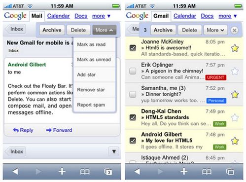 Jeszcze lepszy Gmail dla iPhone'a i Androida