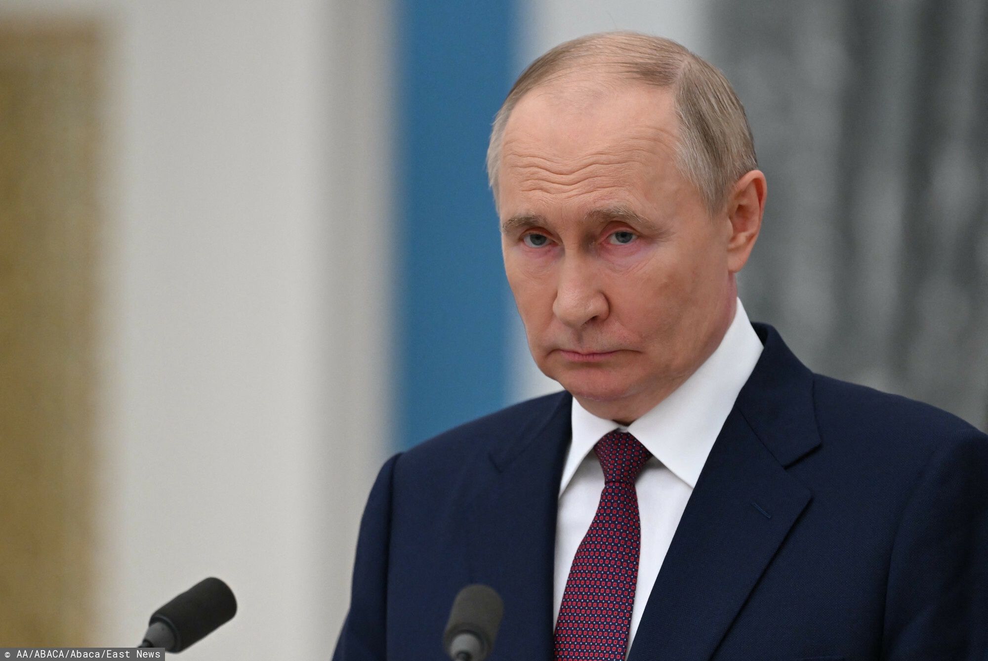 Temporary
MOSCOW, RUSSIA - JULY 05: Russian President Vladimir Putin looks on as he makes a speech during a joint press statement with Hungarian Prime Minister Viktor Orban (not seen) following their talks at the Kremlin in Moscow, Russia on July 05, 2024. Sefa Karacan / Anadolu/ABACAPRESS.COM
AA/ABACA